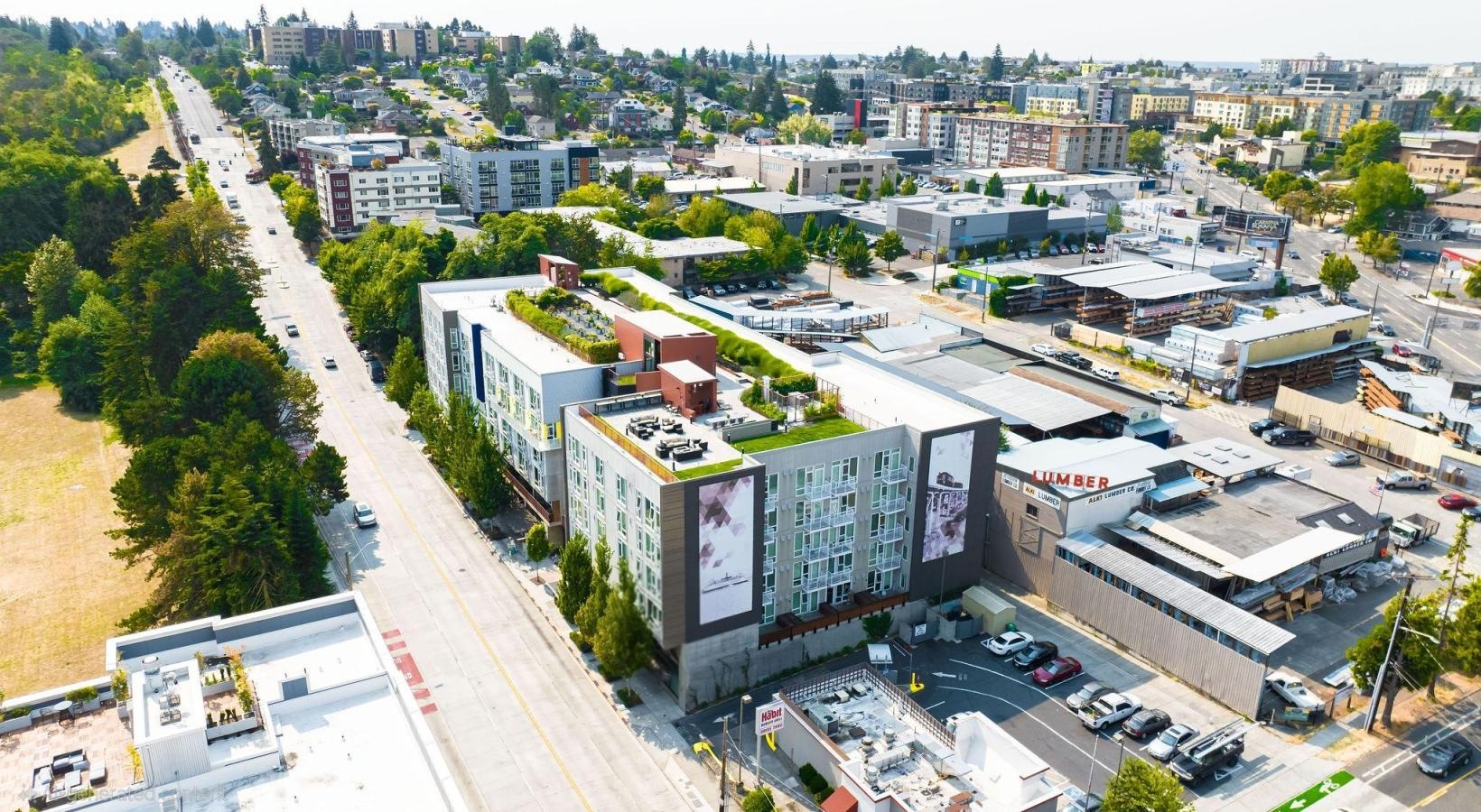 Find your perfect fit at Forge West Seattle a high angle view of a city